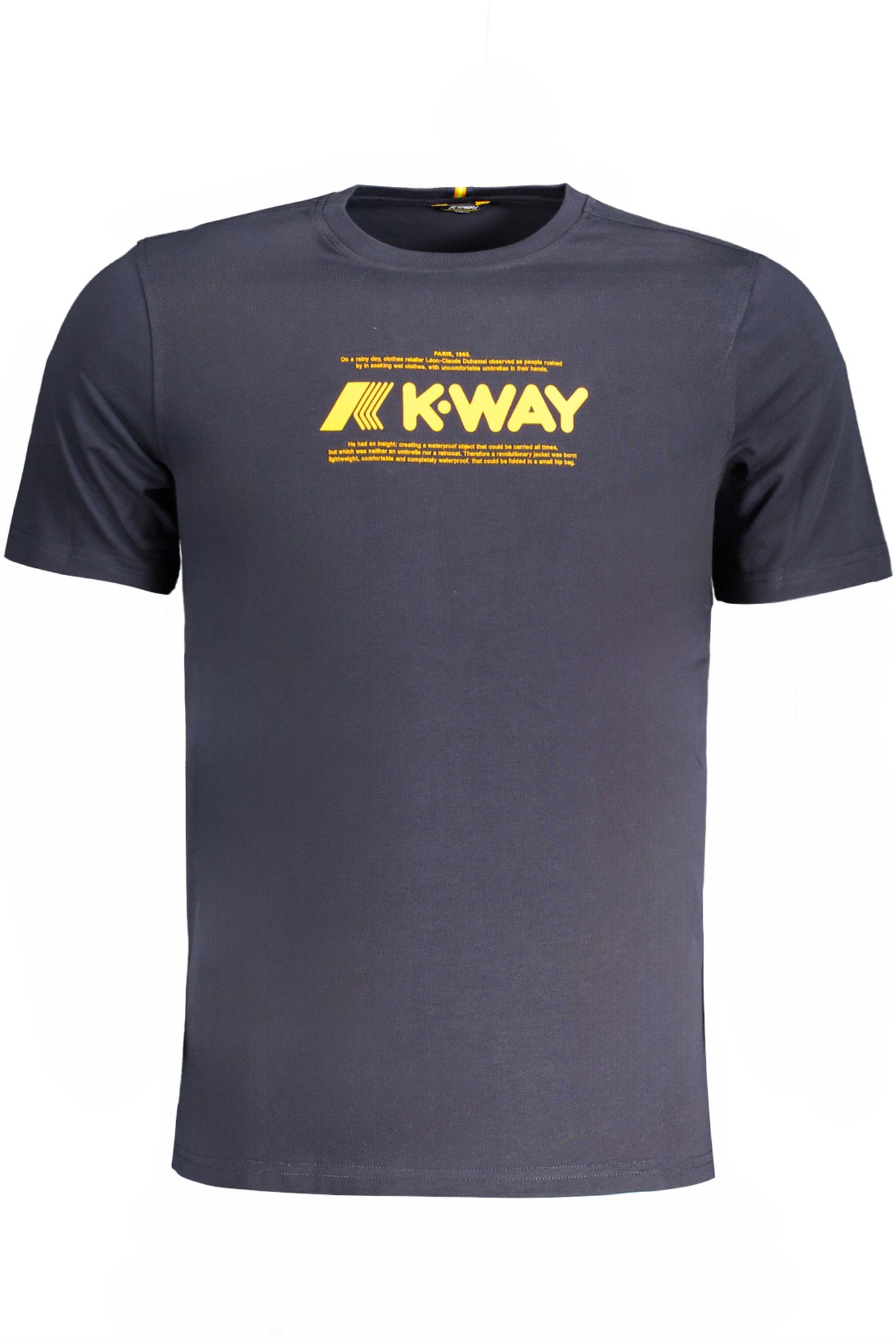 K-WAY T-SHIRT MANICHE CORTE UOMO BLU-0