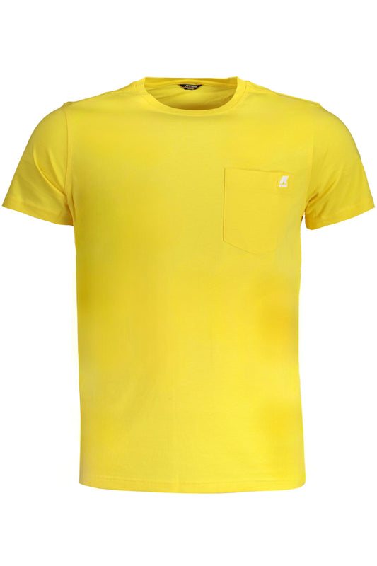 K-WAY T-SHIRT MANICHE CORTE UOMO GIALLO-0