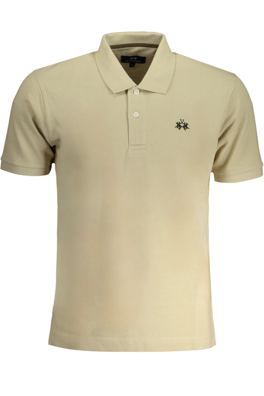 LA MARTINA POLO MANICHE CORTE UOMO BEIGE-0