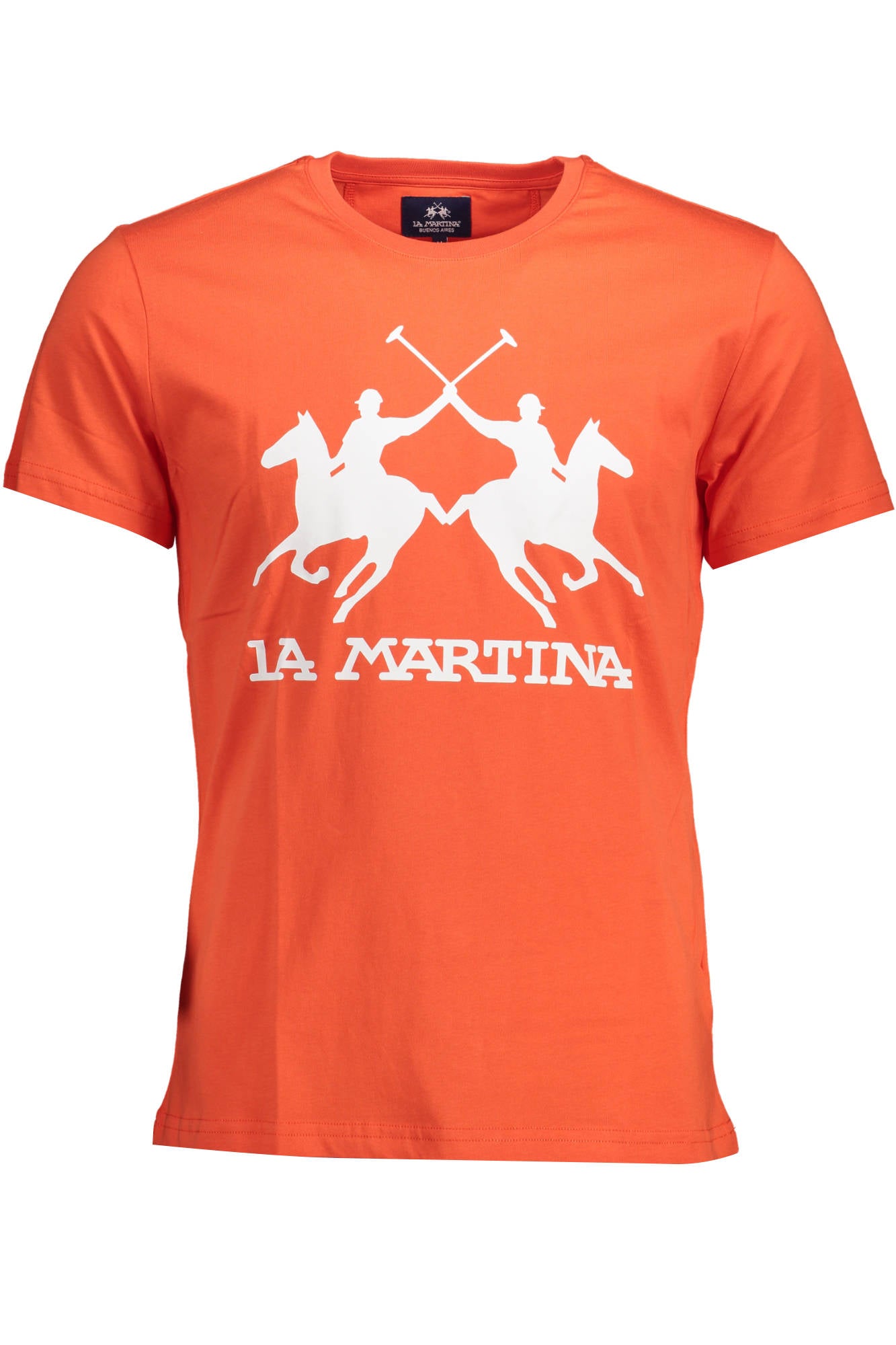 LA MARTINA T-SHIRT MANICHE CORTE UOMO ARANCIO-0