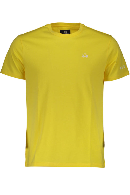 LA MARTINA T-SHIRT MANICHE CORTE UOMO GIALLO-0