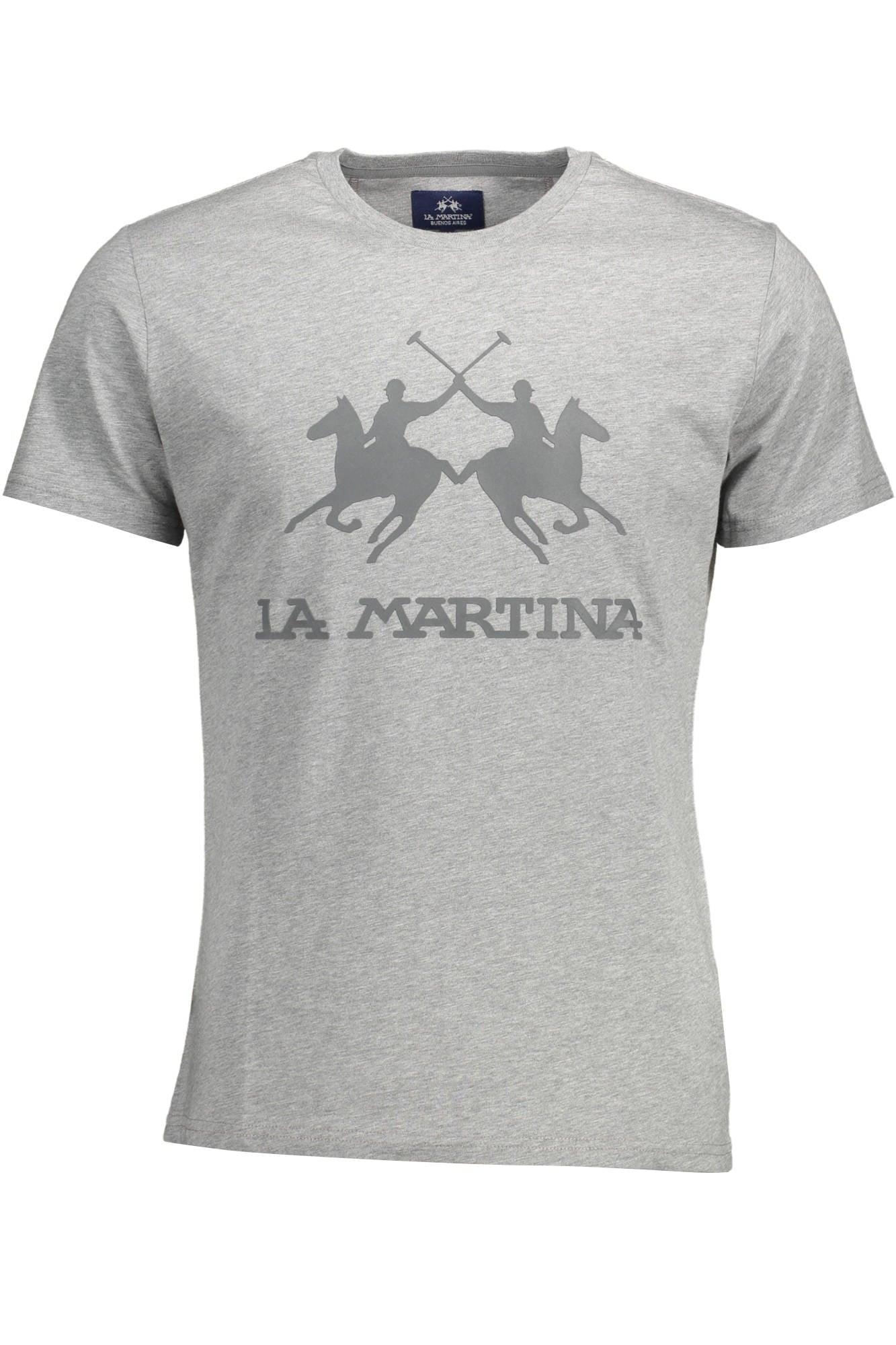 LA MARTINA T-SHIRT MANICHE CORTE UOMO GRIGIO-0