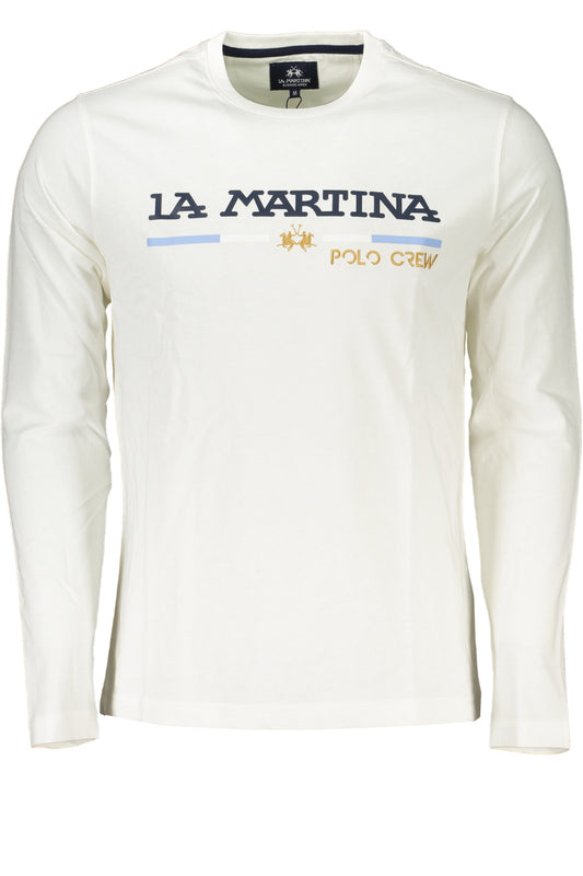 LA MARTINA T-SHIRT MANICHE LUNGHE UOMO BIANCO-0