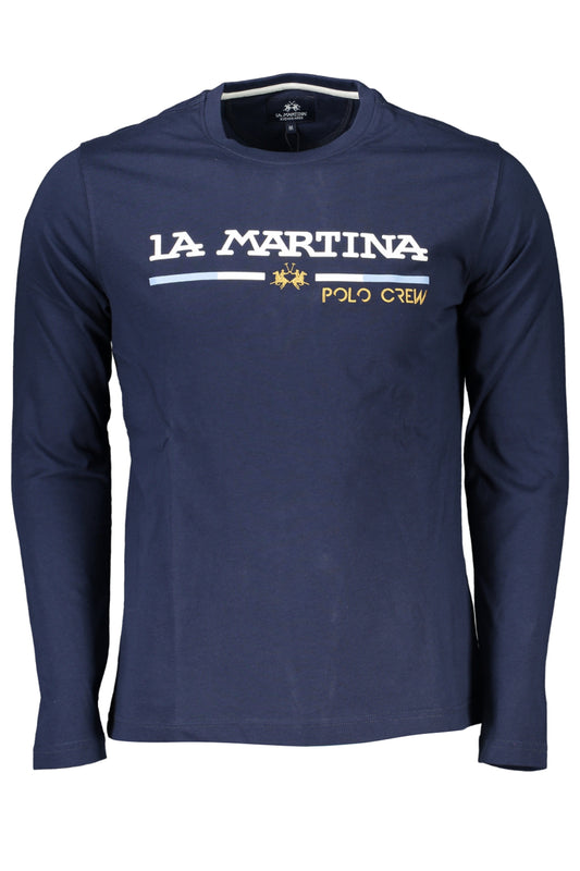 LA MARTINA T-SHIRT MANICHE LUNGHE UOMO BLU-0