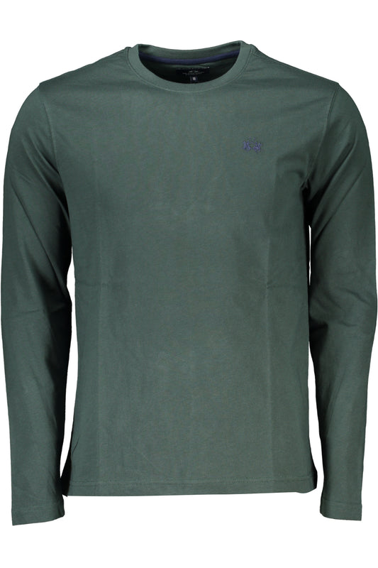 LA MARTINA T-SHIRT MANICHE LUNGHE UOMO VERDE-0