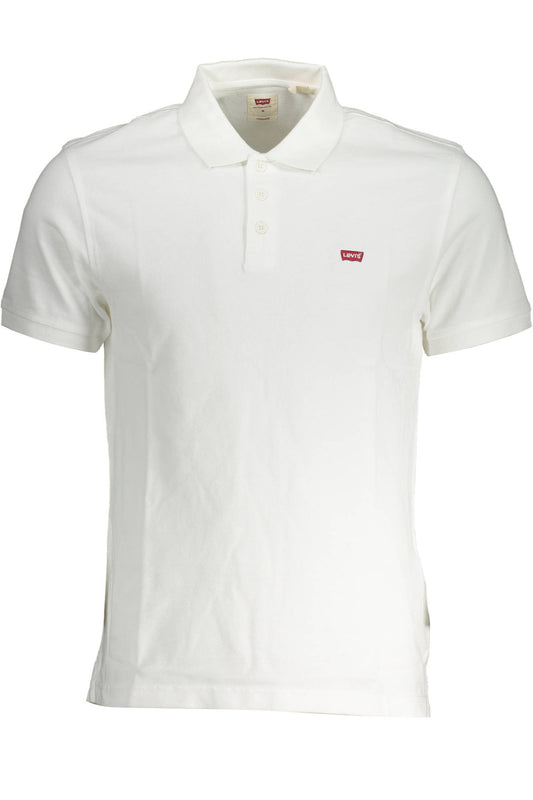 LEVI'S POLO MANICHE CORTE UOMO BIANCO-0