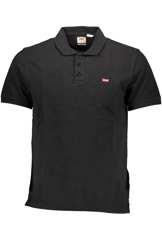 LEVI'S POLO MANICHE CORTE UOMO NERO-0