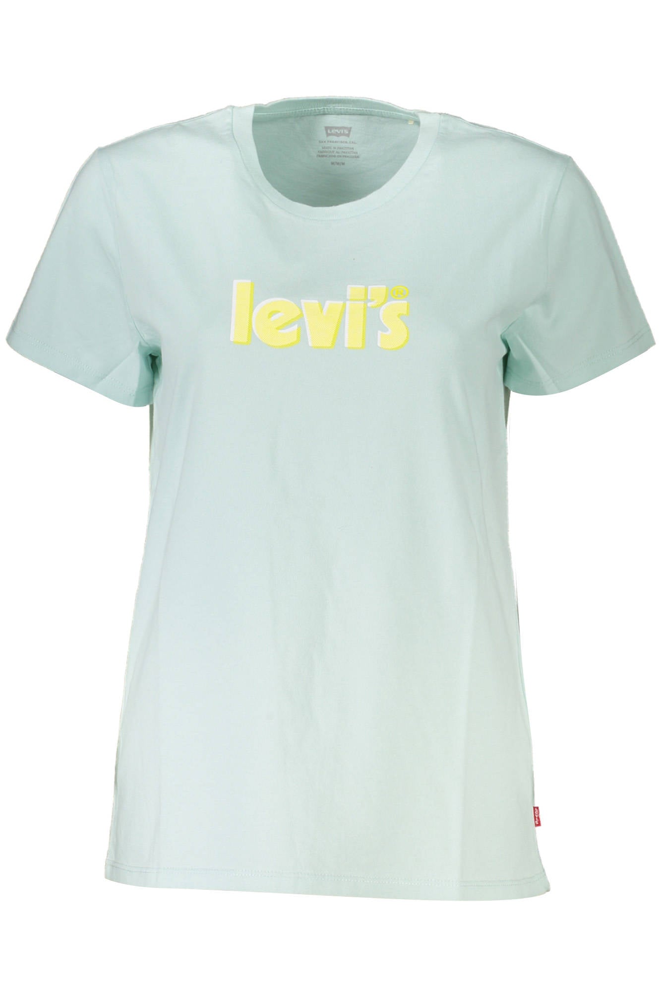 LEVI'S T-SHIRT MANICHE CORTE DONNA AZZURRO-0