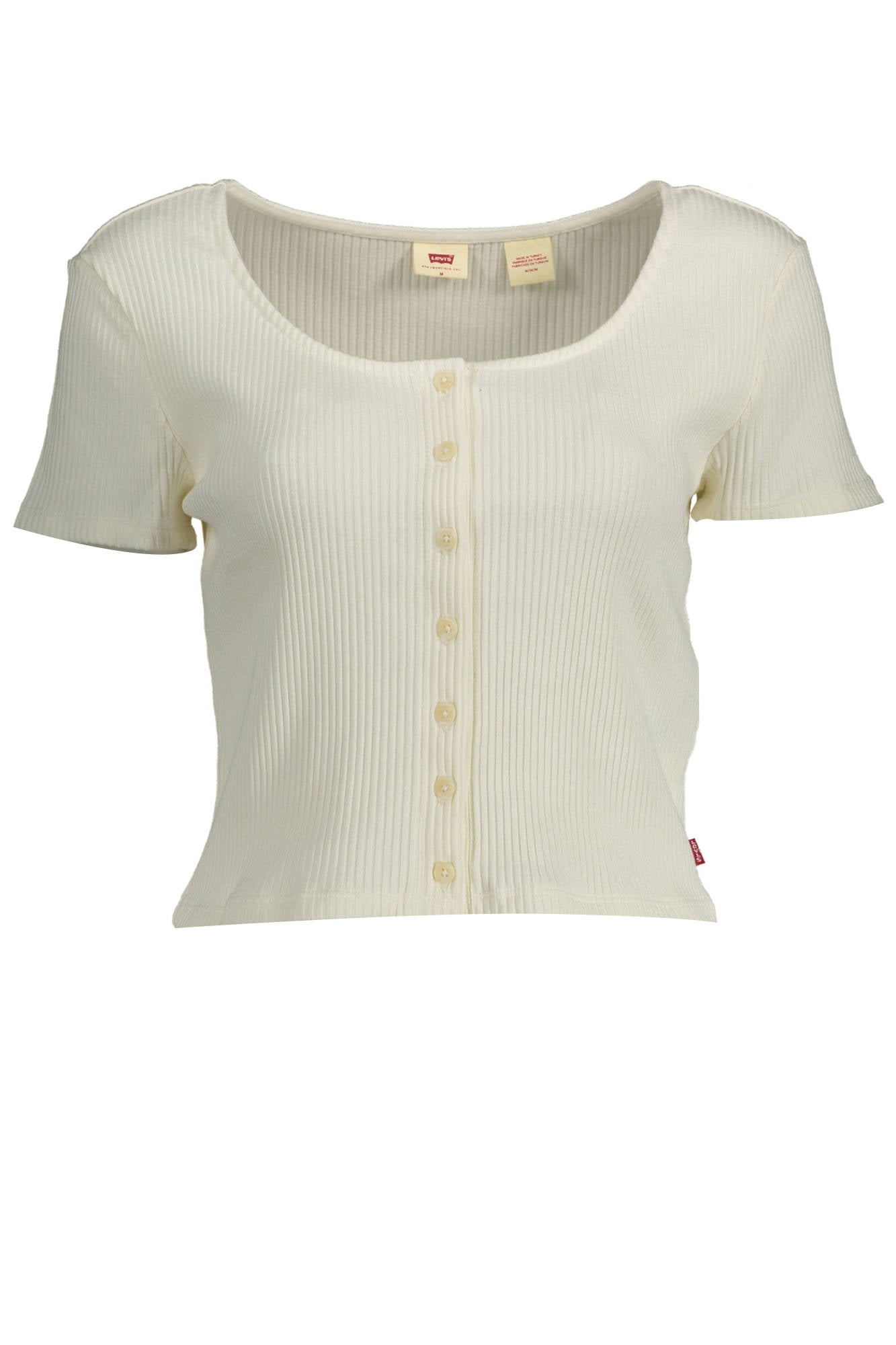 LEVI'S T-SHIRT MANICHE CORTE DONNA BIANCO-0