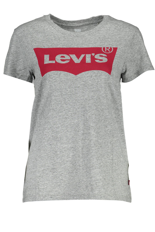 LEVI'S T-SHIRT MANICHE CORTE DONNA GRIGIO-0