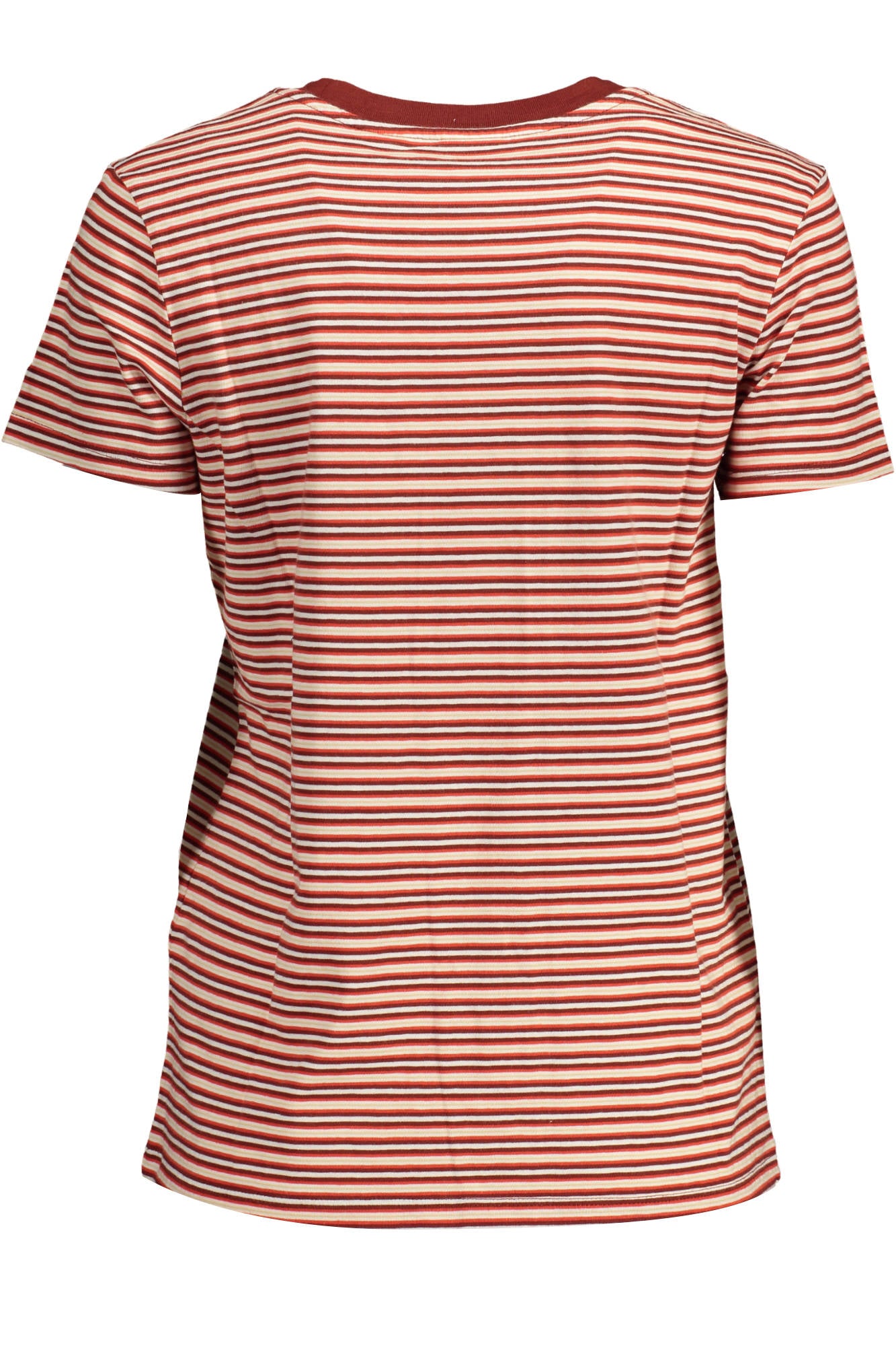 LEVI'S T-SHIRT MANICHE CORTE DONNA ROSSO-1