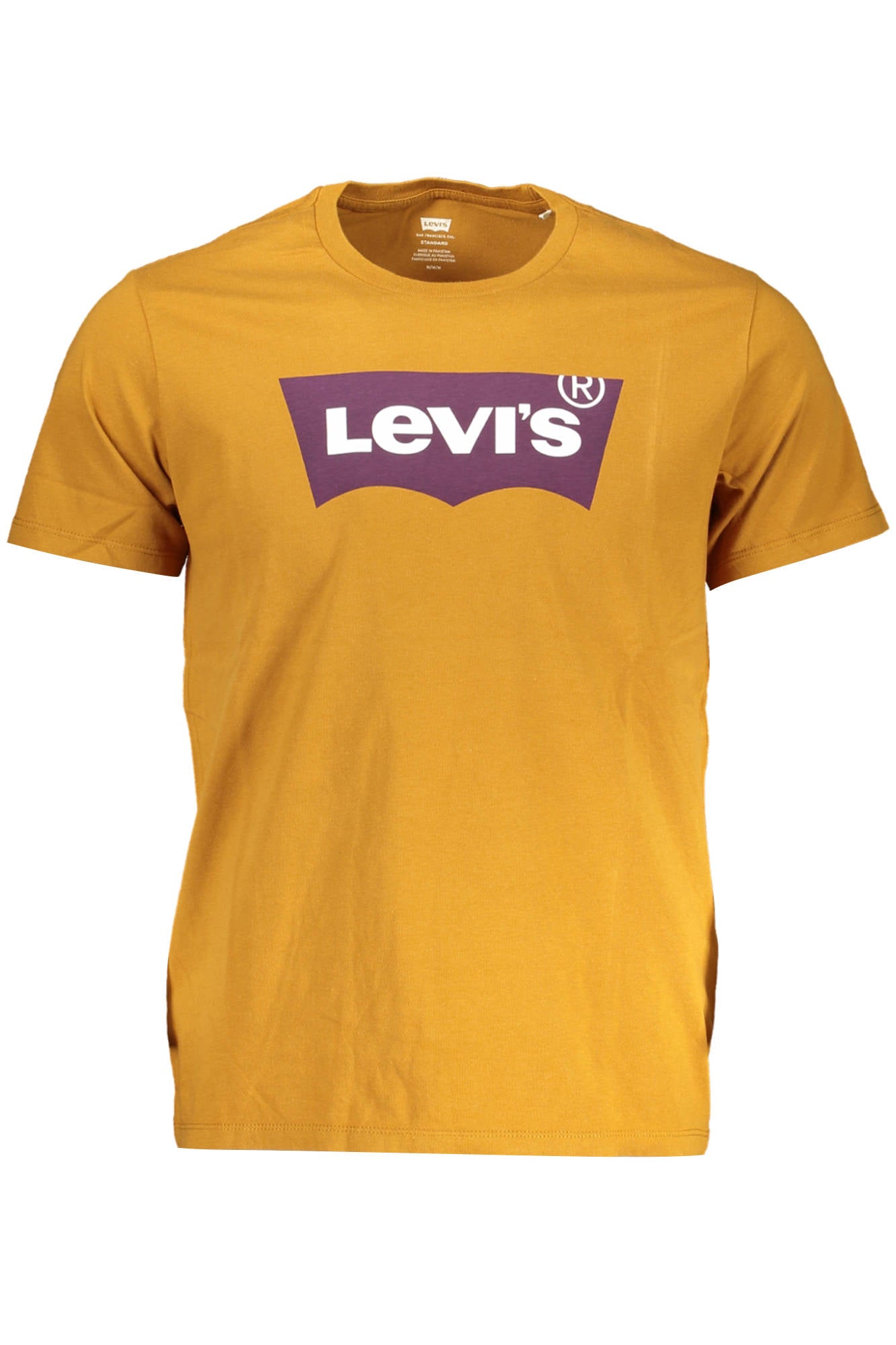 LEVI'S T-SHIRT MANICHE CORTE UOMO MARRONE-0