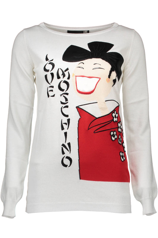 LOVE MOSCHINO MAGLIA DONNA BIANCO-0