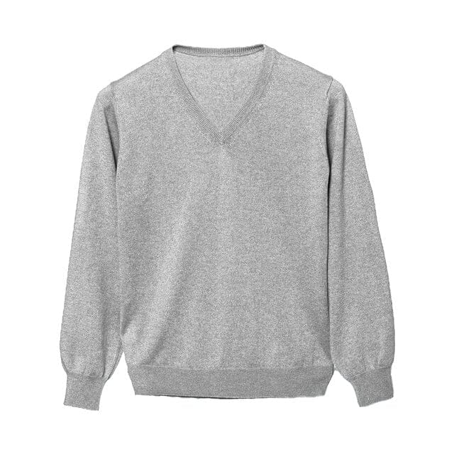 Maglia Uomo 100% Puro Cashmere Scollo a V-4