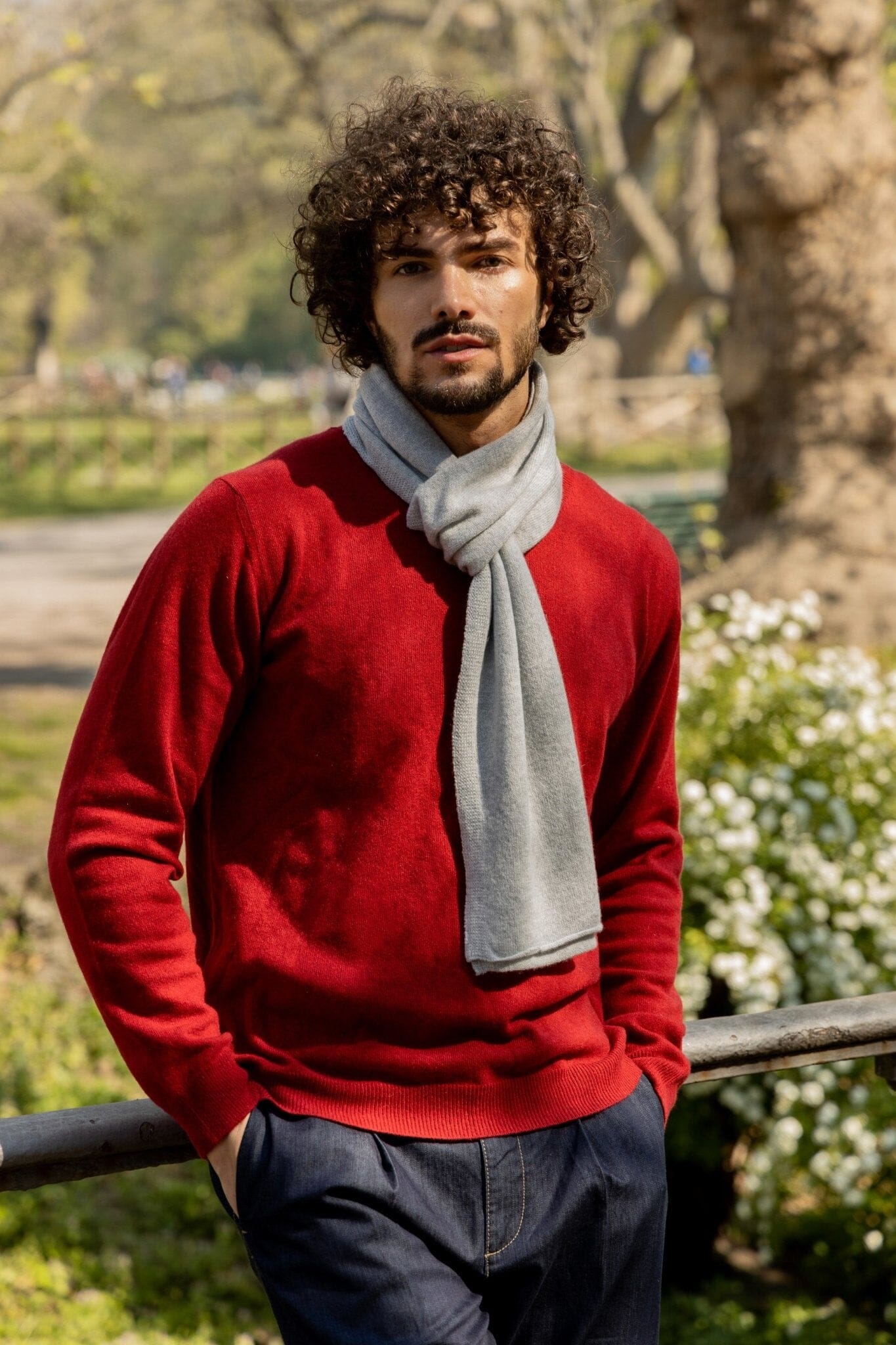 Maglia Uomo Calata in Cashmere Rigenerato Girocollo-0