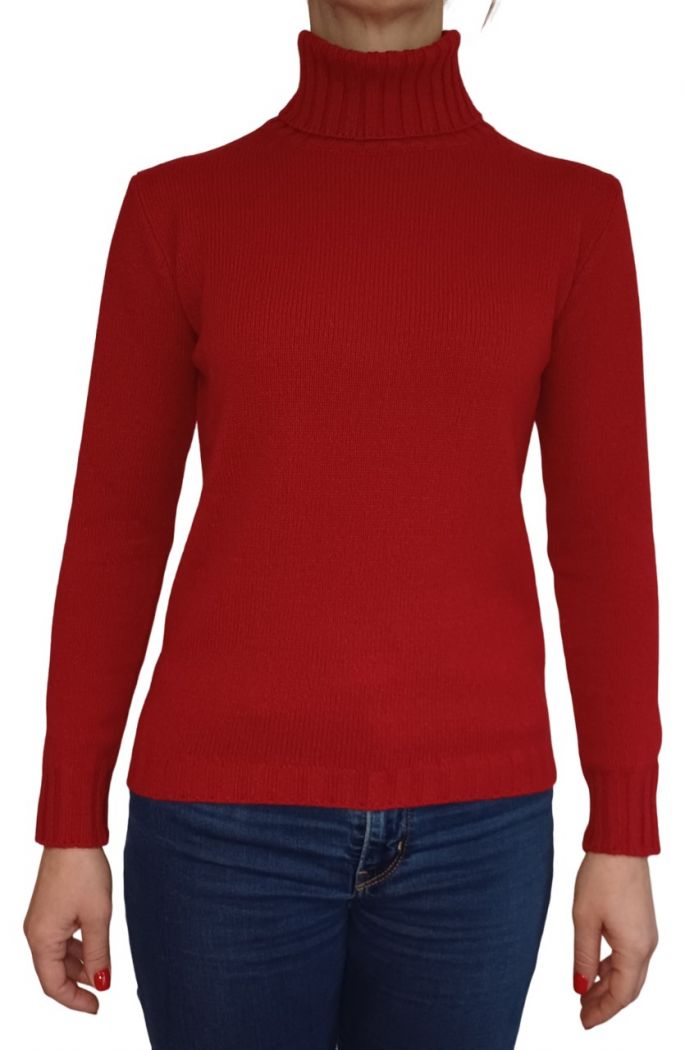 Maglia Donna Collo Alto Cashmere Rigenerato-10