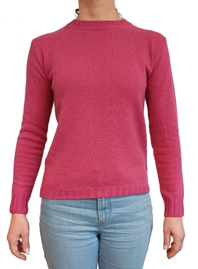 Maglia donna girocollo in cashmere rigenerato-8