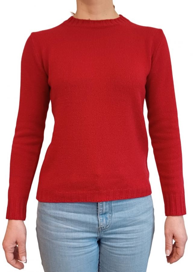 Maglia donna girocollo in cashmere rigenerato-13