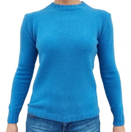 Maglia donna girocollo in cashmere rigenerato-5