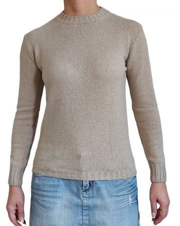 Maglia donna girocollo in cashmere rigenerato-6