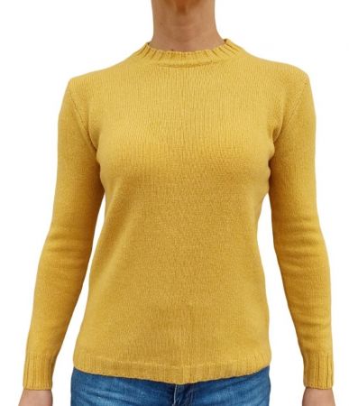 Maglia donna girocollo in cashmere rigenerato-11