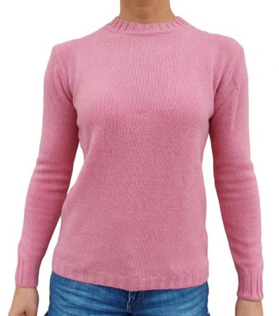 Maglia donna girocollo in cashmere rigenerato-12