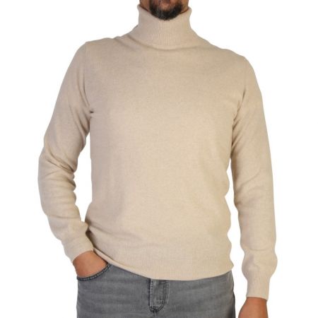 Maglia Uomo Collo Alto Cashmere Rigenerato Finezza 12-2