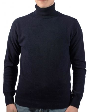 Maglia Uomo Collo Alto Cashmere Rigenerato Finezza 12-3