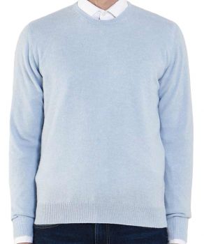 Maglia uomo girocollo cashmere rigenerato finezza 12-5