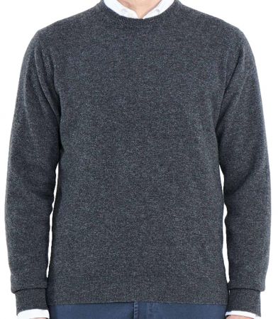 Maglia uomo girocollo cashmere rigenerato finezza 12-6