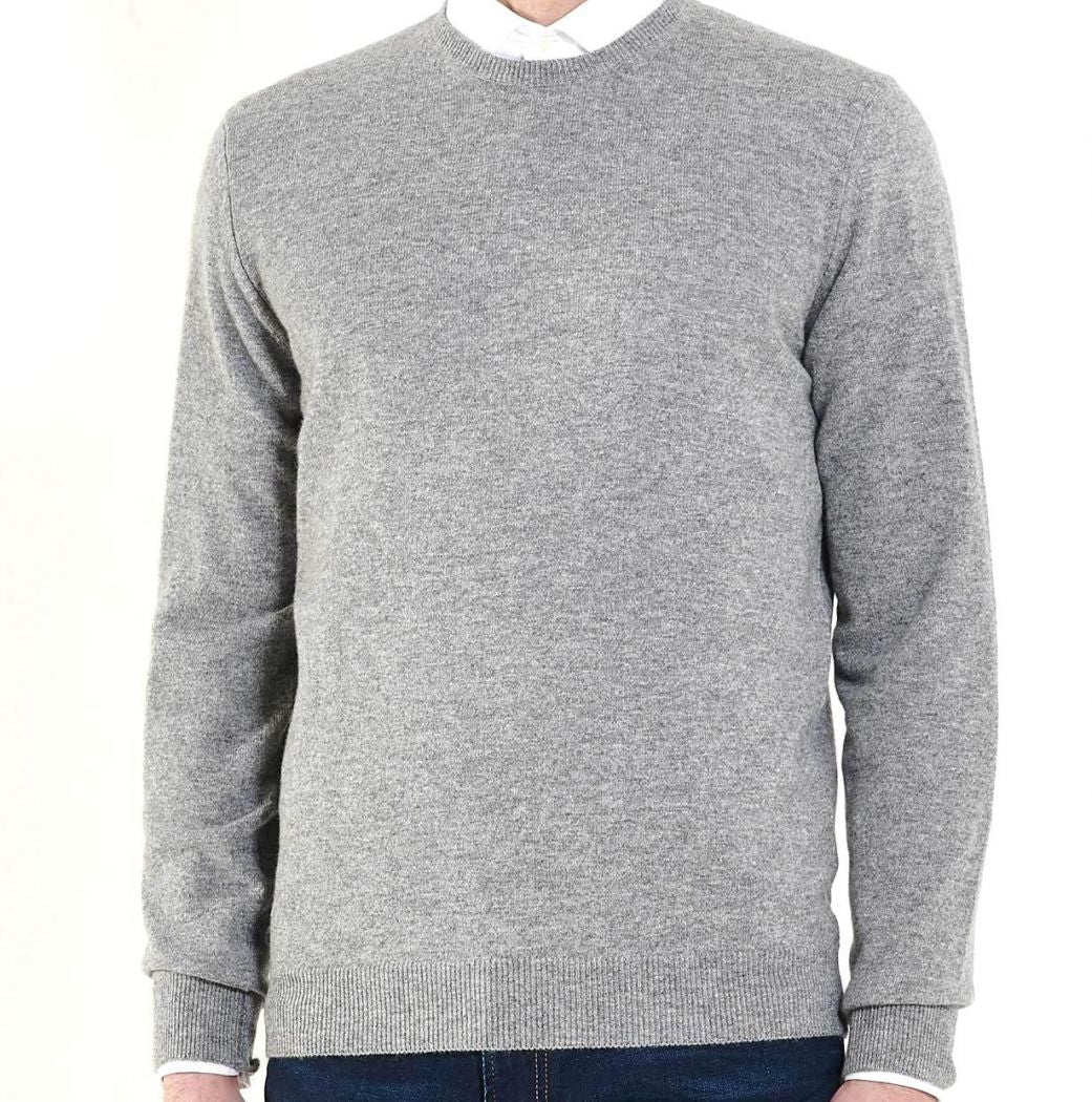 Maglia uomo girocollo cashmere rigenerato finezza 12-7