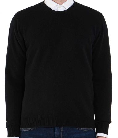 Maglia uomo girocollo cashmere rigenerato finezza 12-8