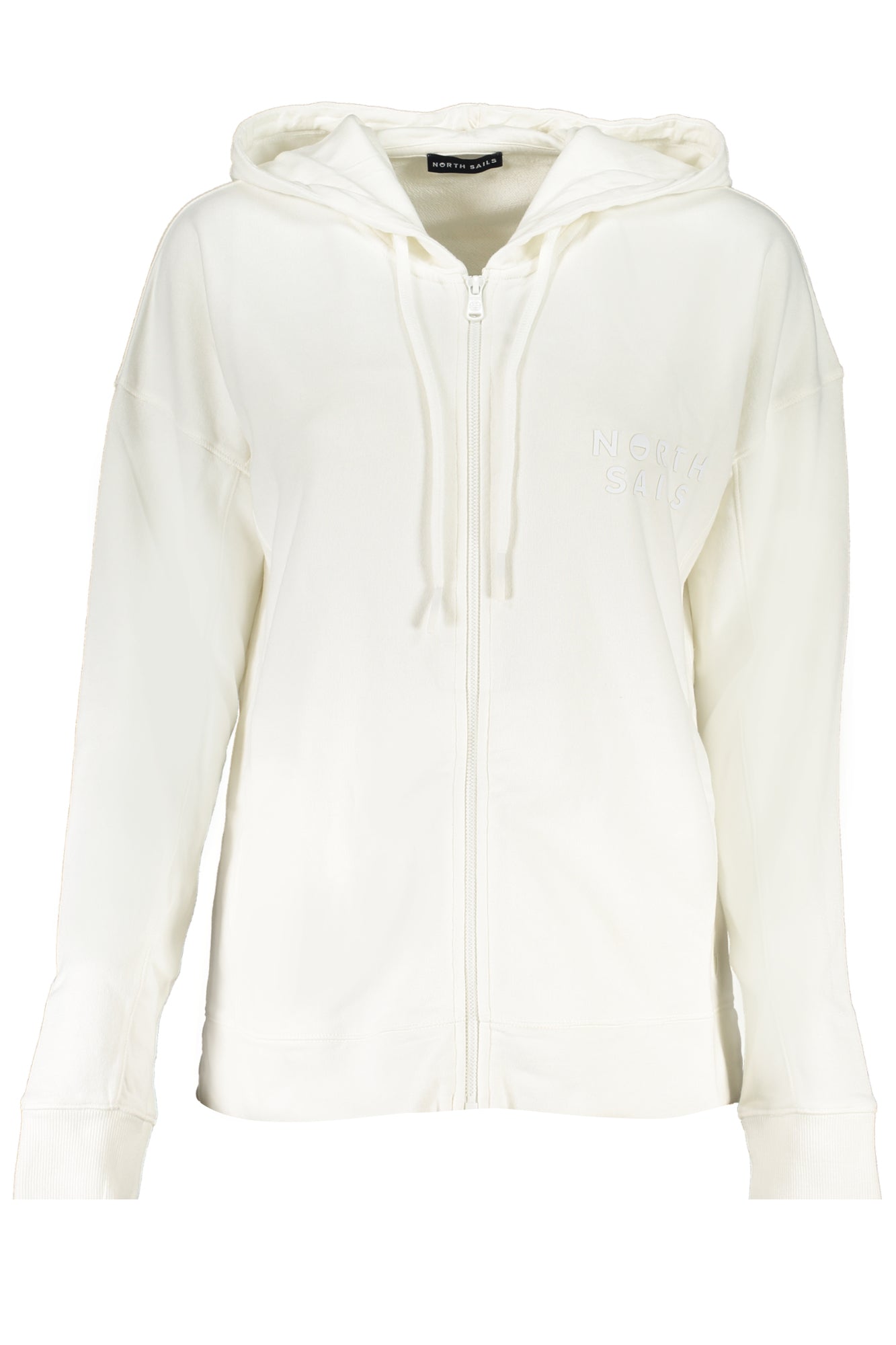 NORTH SAILS FELPA CON ZIP DONNA BIANCO-0