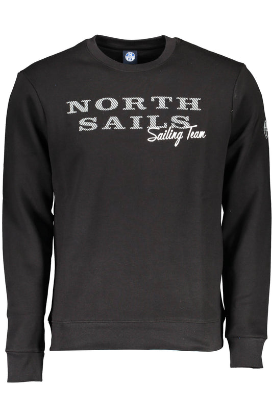 NORTH SAILS FELPA SENZA ZIP UOMO NERO-0