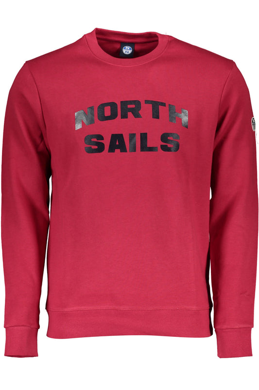 NORTH SAILS FELPA SENZA ZIP UOMO ROSSO-0