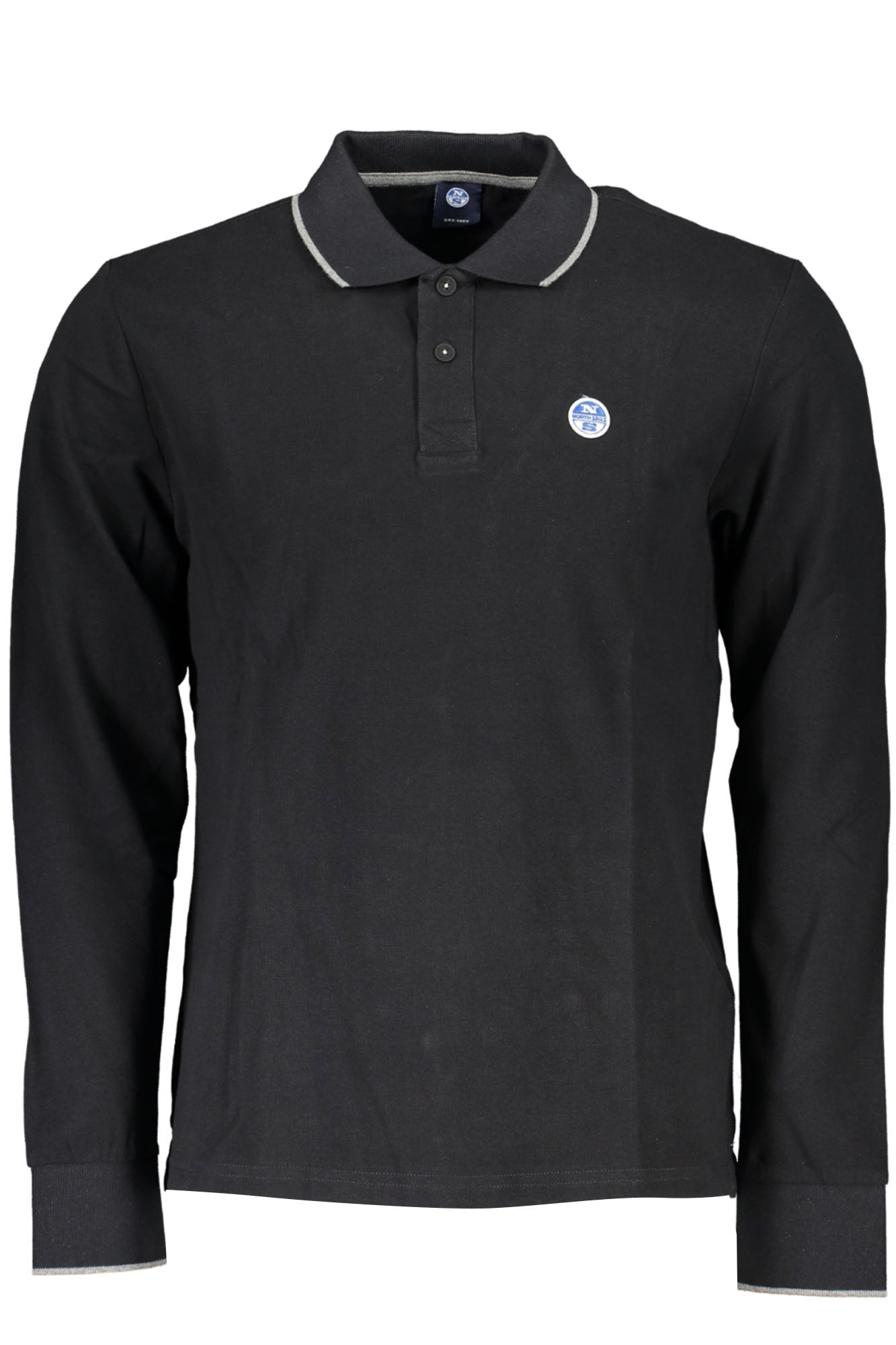 NORTH SAILS POLO MANICHE LUNGHE UOMO NERO-0