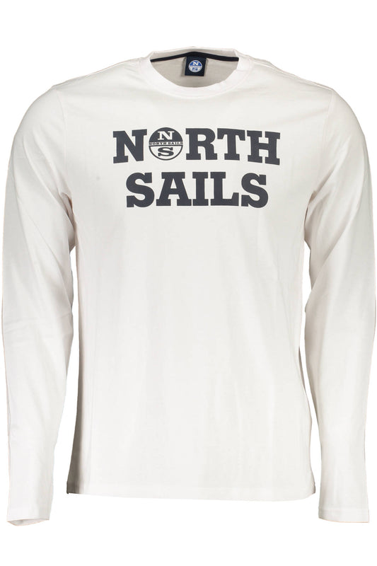 NORTH SAILS T-SHIRT MANICHE LUNGHE UOMO BIANCO-0