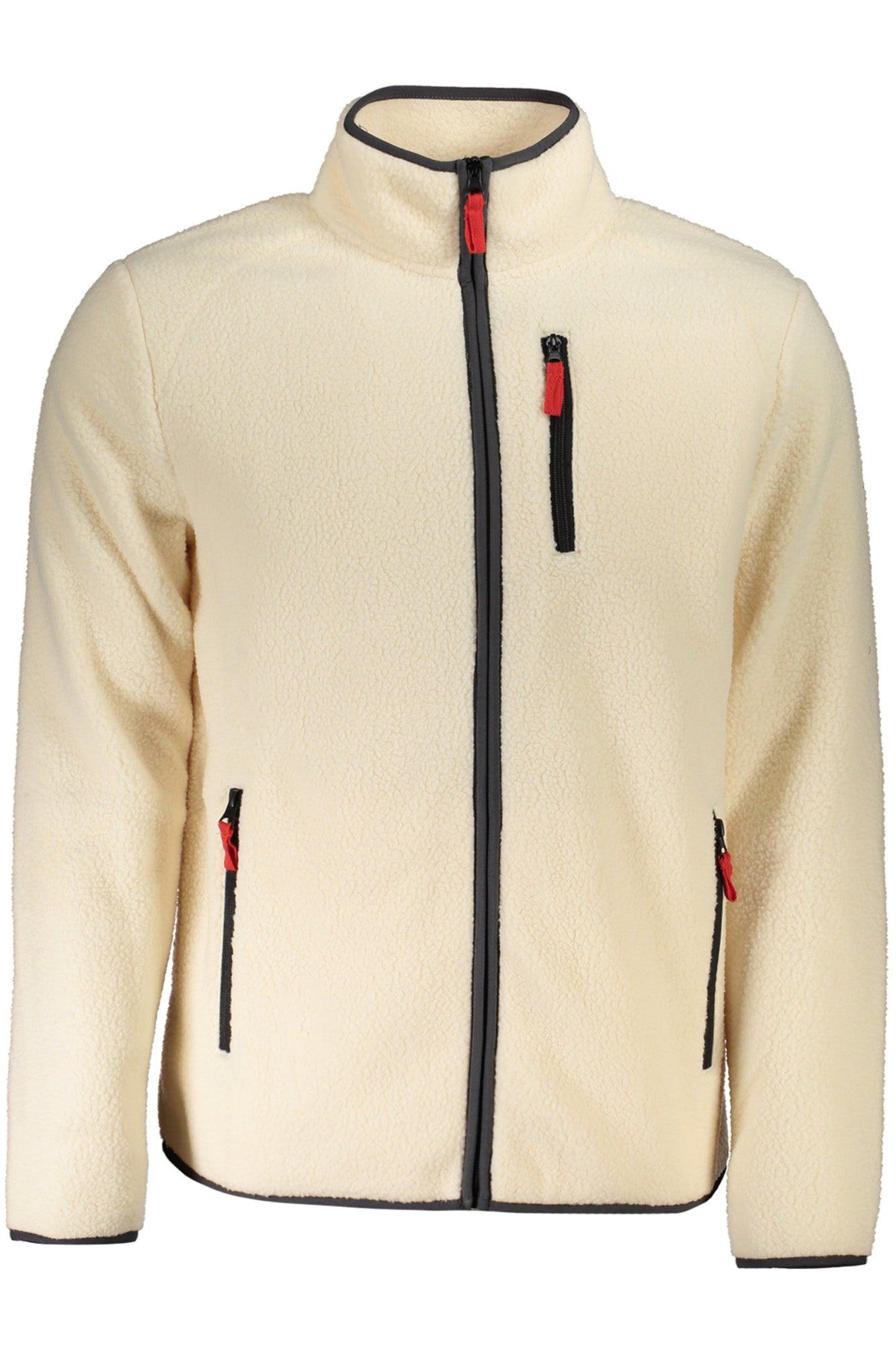 NORWAY 1963 FELPA CON ZIP UOMO BEIGE-0