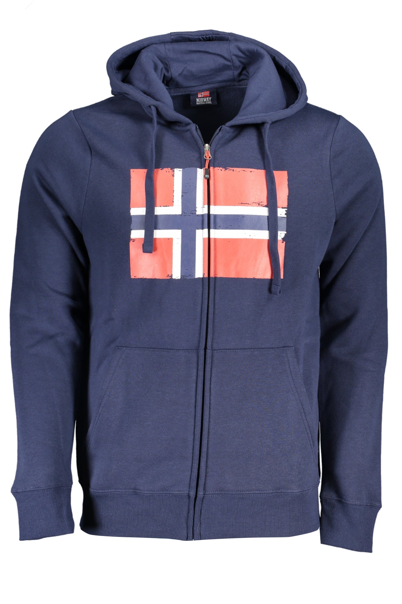 NORWAY 1963 FELPA CON ZIP UOMO BLU-0