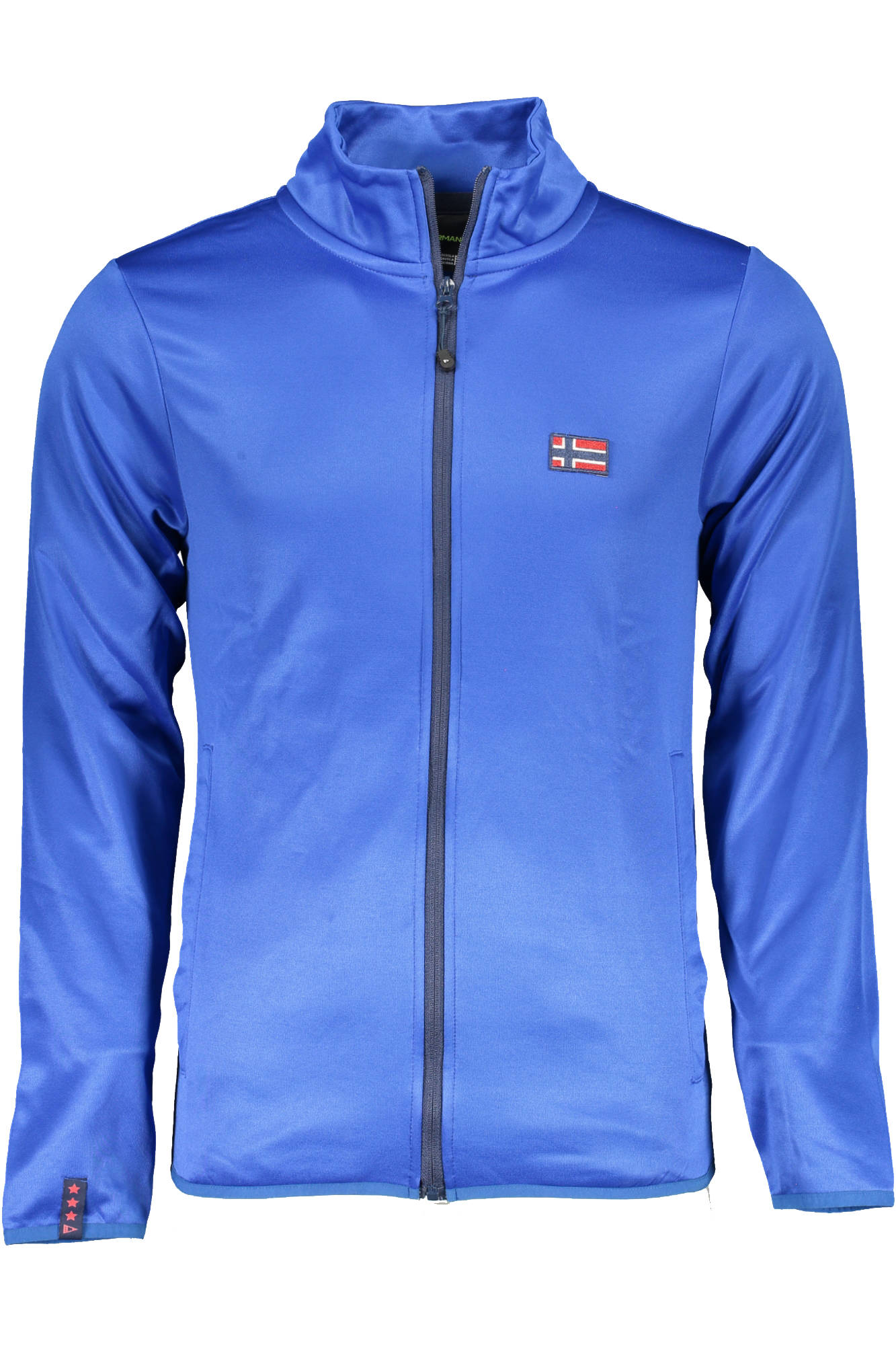 NORWAY 1963 FELPA CON ZIP UOMO BLU-2