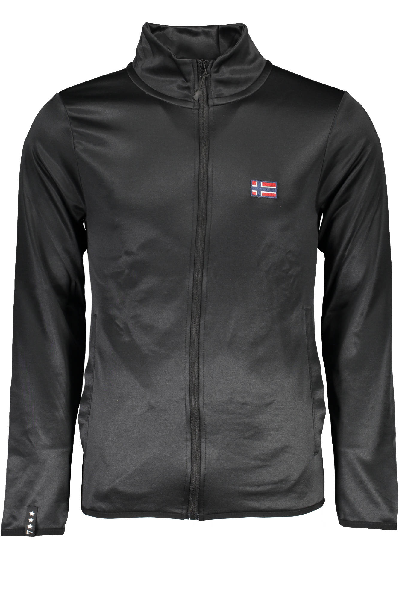 NORWAY 1963 FELPA CON ZIP UOMO NERO-2