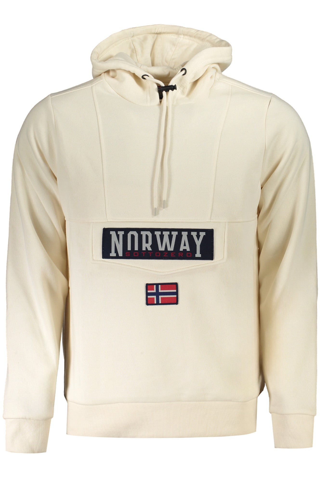 NORWAY 1963 FELPA SENZA ZIP UOMO BEIGE-0