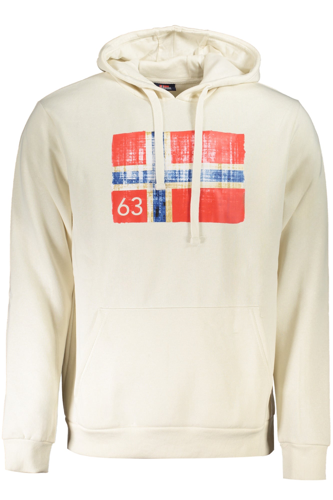 NORWAY 1963 FELPA SENZA ZIP UOMO BIANCO-0