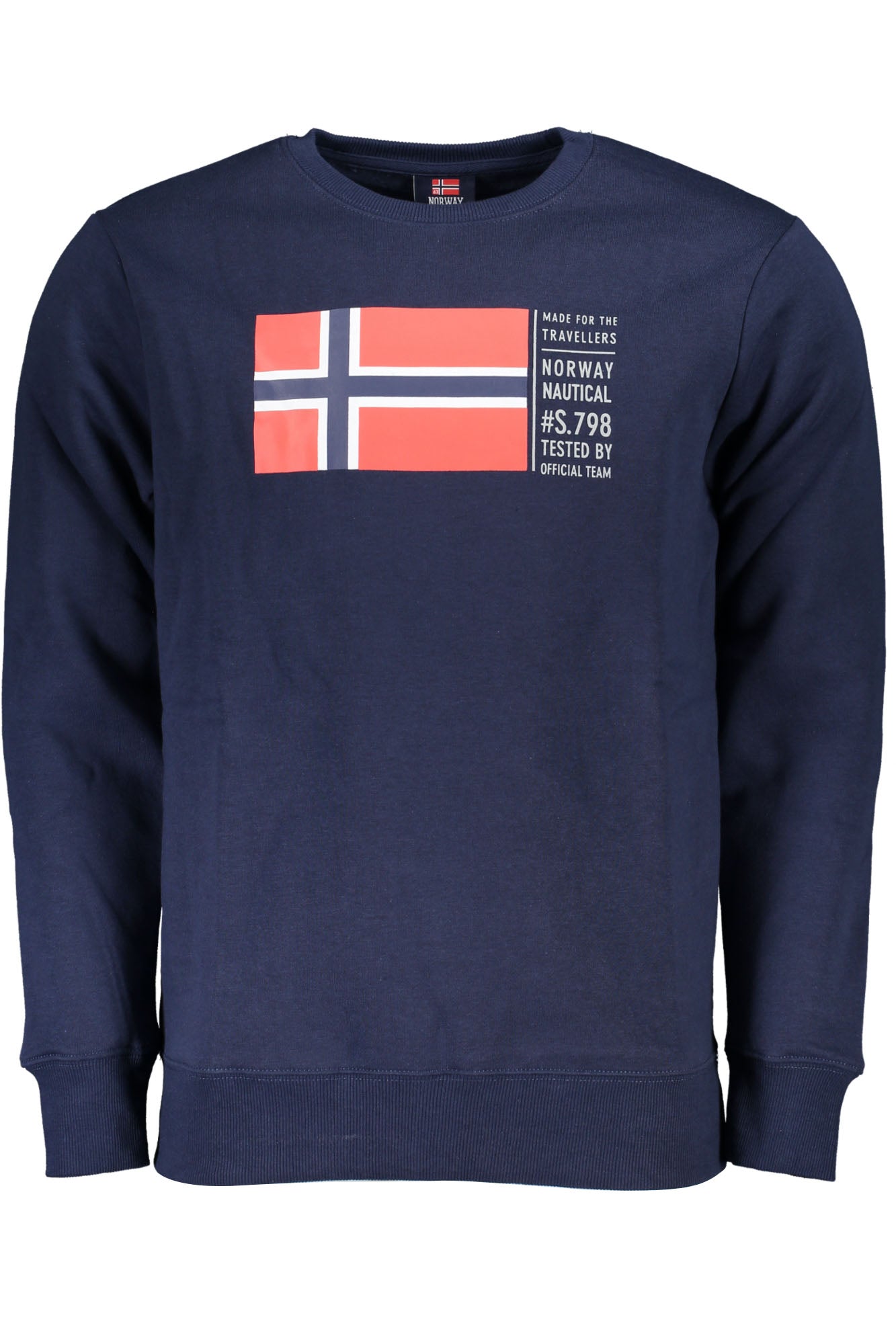 NORWAY 1963 FELPA SENZA ZIP UOMO BLU-0