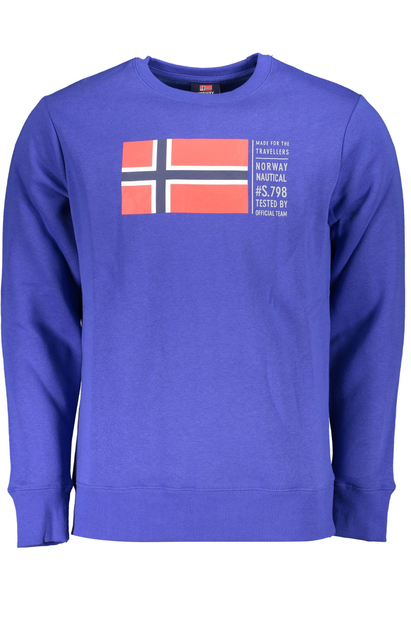 NORWAY 1963 FELPA SENZA ZIP UOMO BLU-0