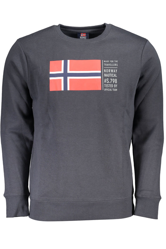 NORWAY 1963 FELPA SENZA ZIP UOMO GRIGIO-0