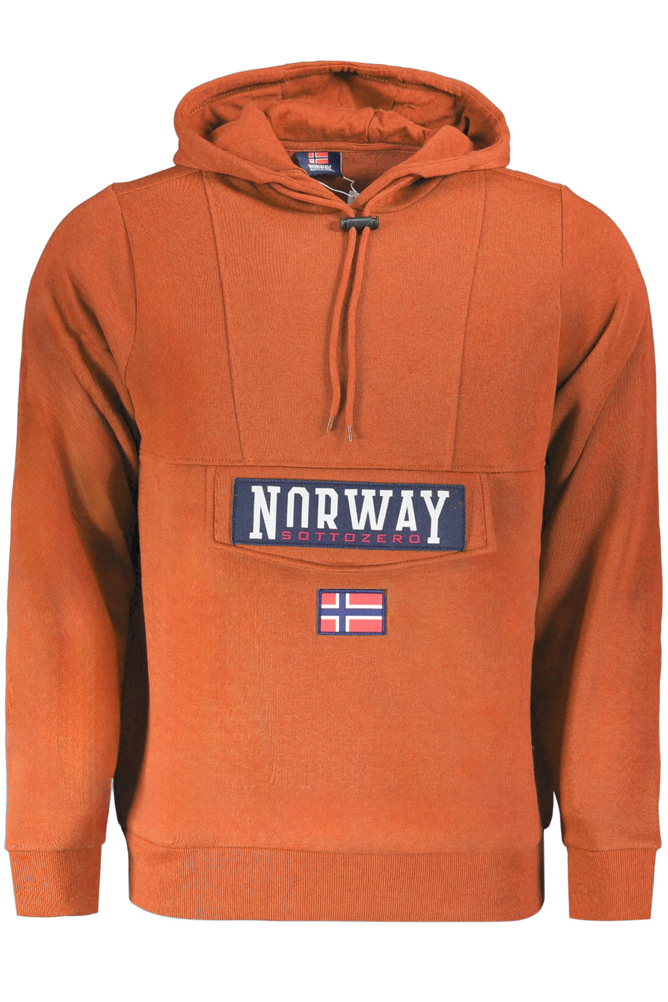 NORWAY 1963 FELPA SENZA ZIP UOMO MARRONE-0