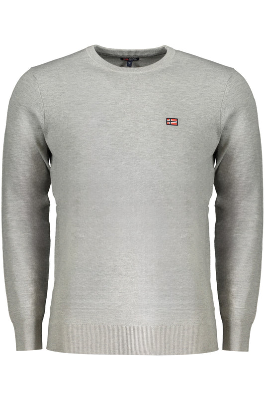 NORWAY 1963 MAGLIA UOMO GRIGIO-0