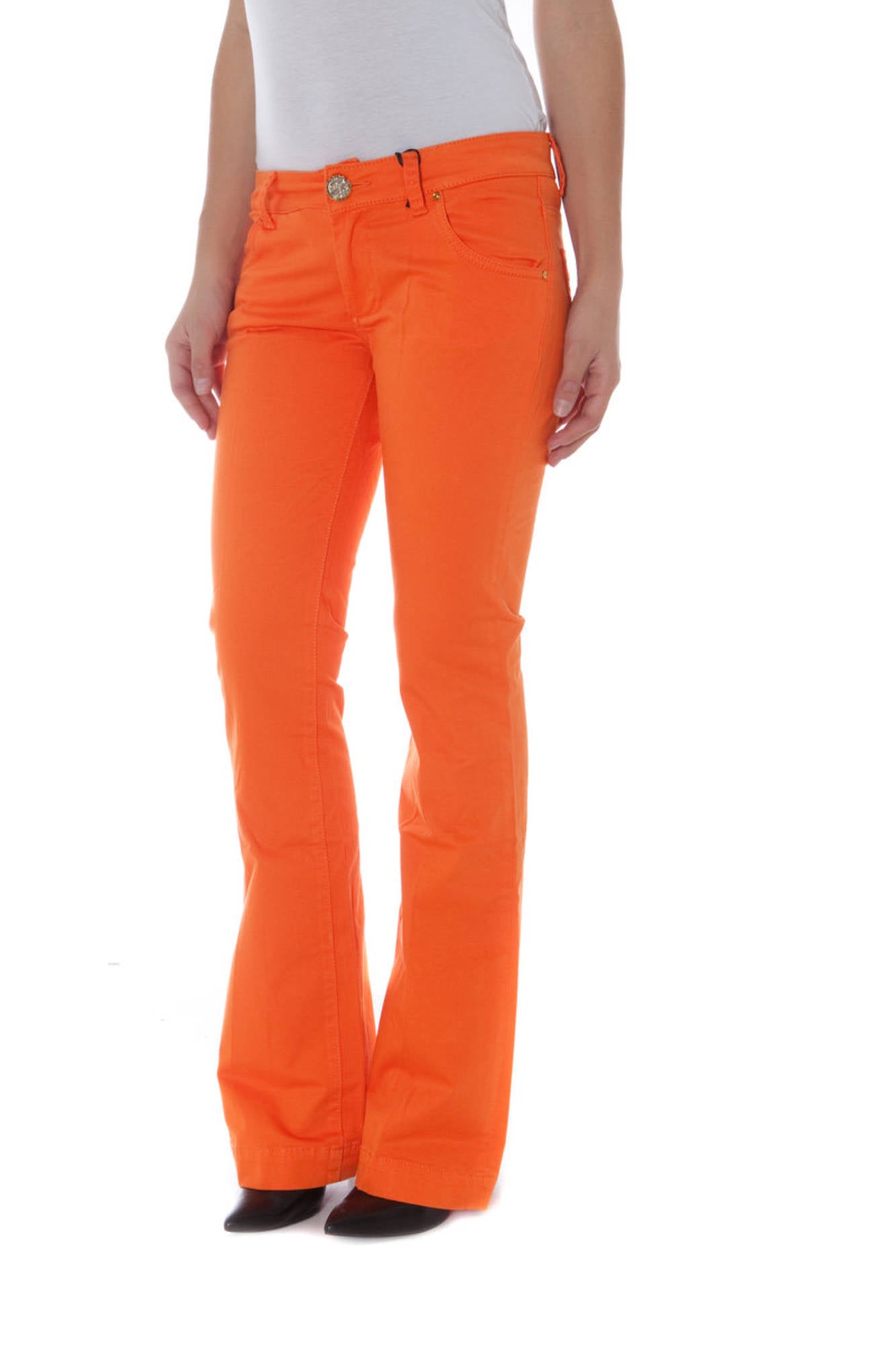 PHARD PANTALONE DONNA ARANCIO-2