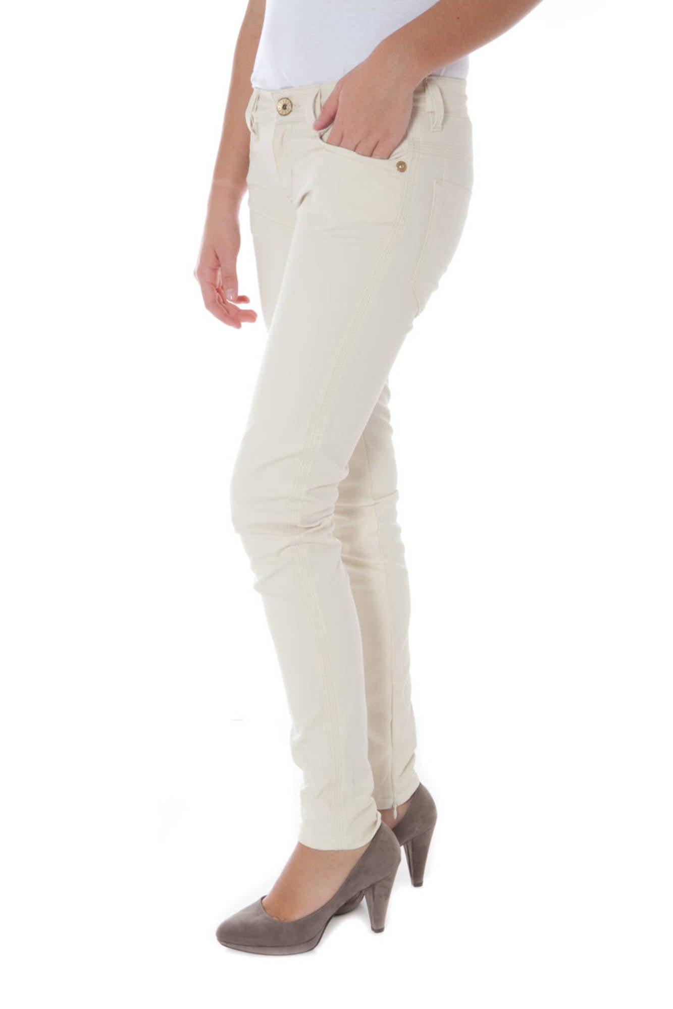 PHARD PANTALONE DONNA BEIGE-2